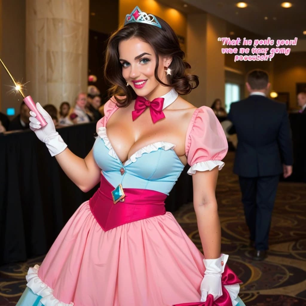 AI generated magical girl cosplay example