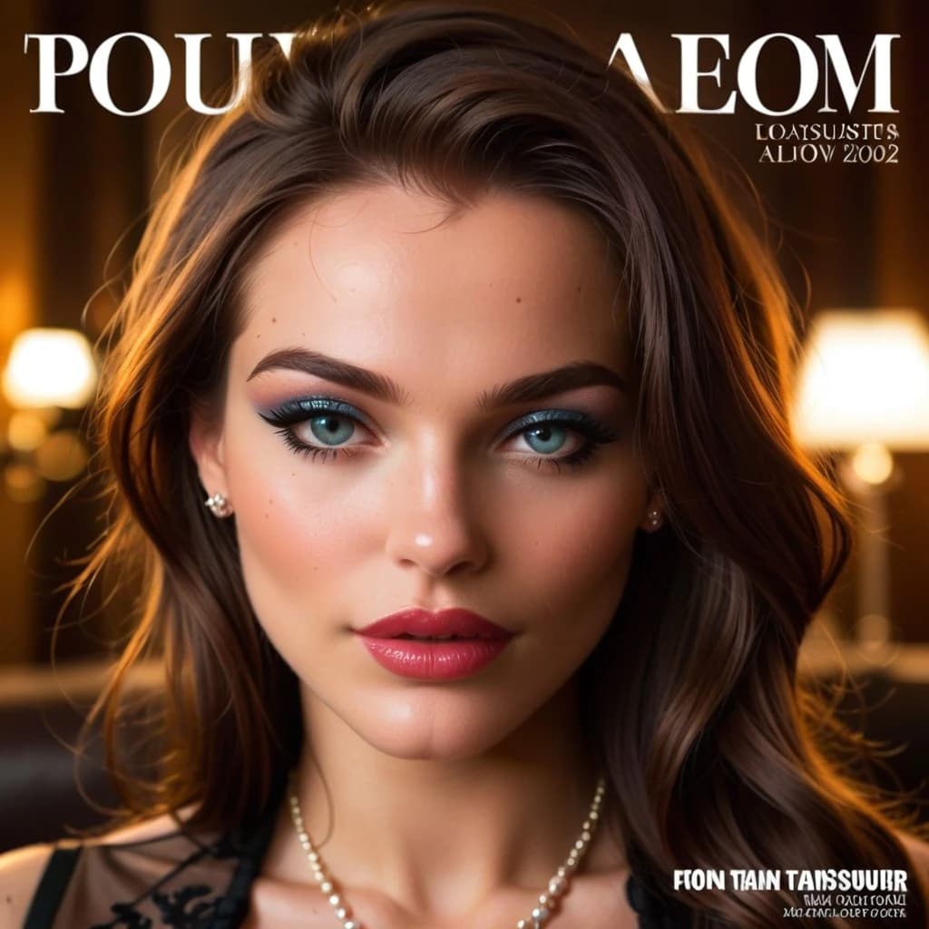 AI generated beauty portrait example